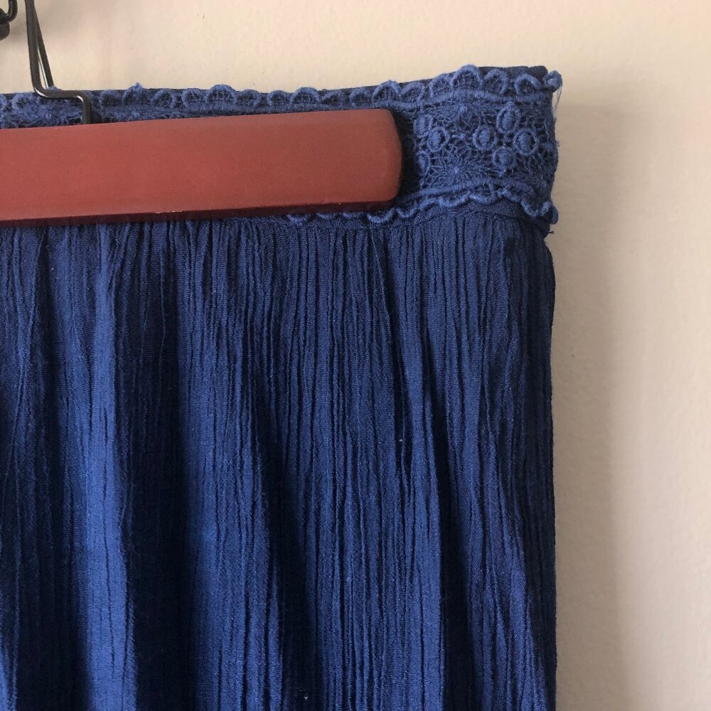 New Directions | Dark Blue Crepe Pants